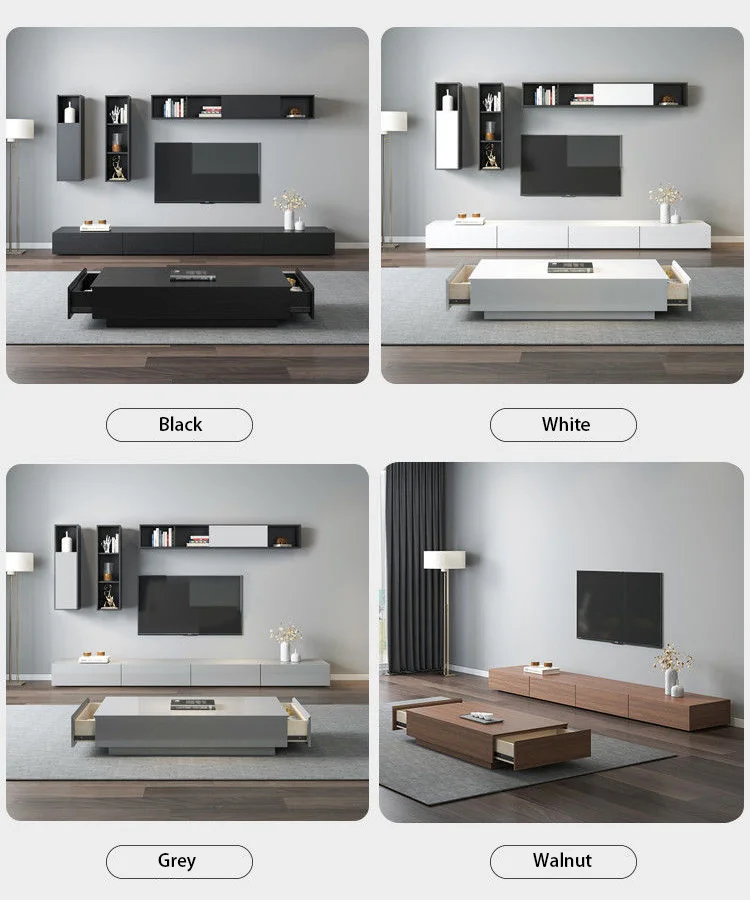 Hot Sale Home Furniture Wood Used New Model Tv Stand Tv Cabinets