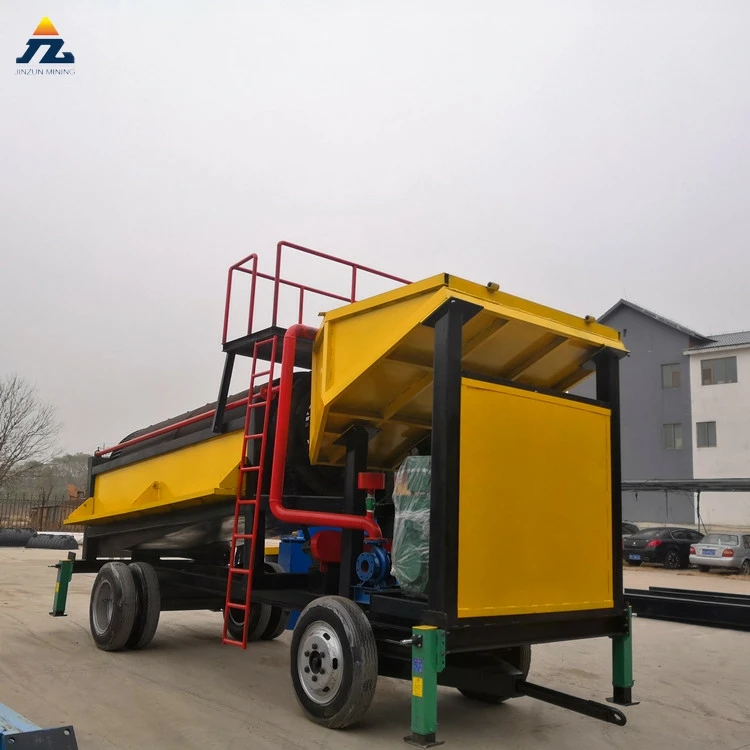 Best Price Government and Private Projects Gold Wash Plant with Sluice Gold Extraction Gold Trommel Machine