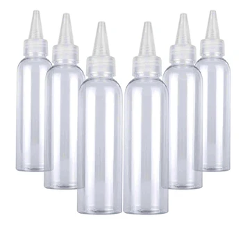 4oz plastic squeeze bottles hair oil twist cap bottles 120ml pigment ink twist refillable bottles