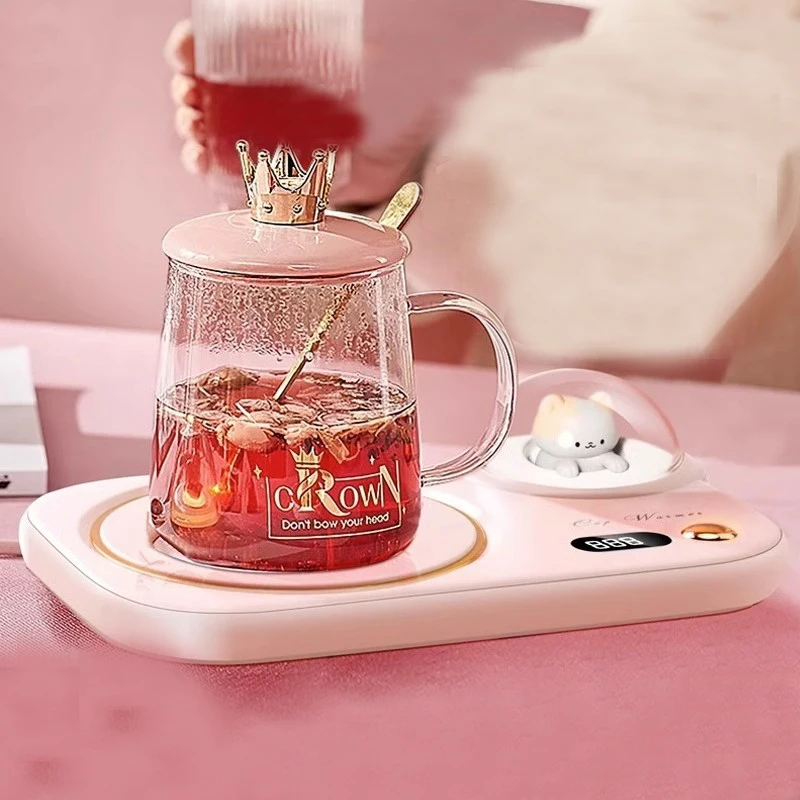 Scaldacaffè Elettrico Con USB - Set Tazza E Piastra Termica Per Caffè E Tè - Foto 5