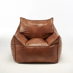 Hot sell PU leather arm chair bean bag sofa chair