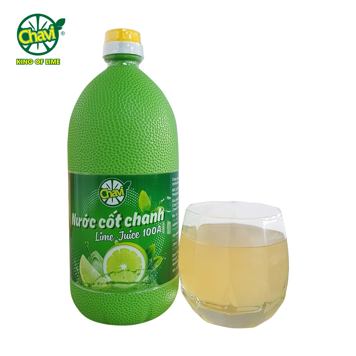 Chavi Pure Lime Juice 100a 6 Bottles/box Lime/lemon Juice Healthy
