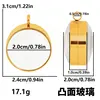 Gold color [20mm inner diameter - convex surface]