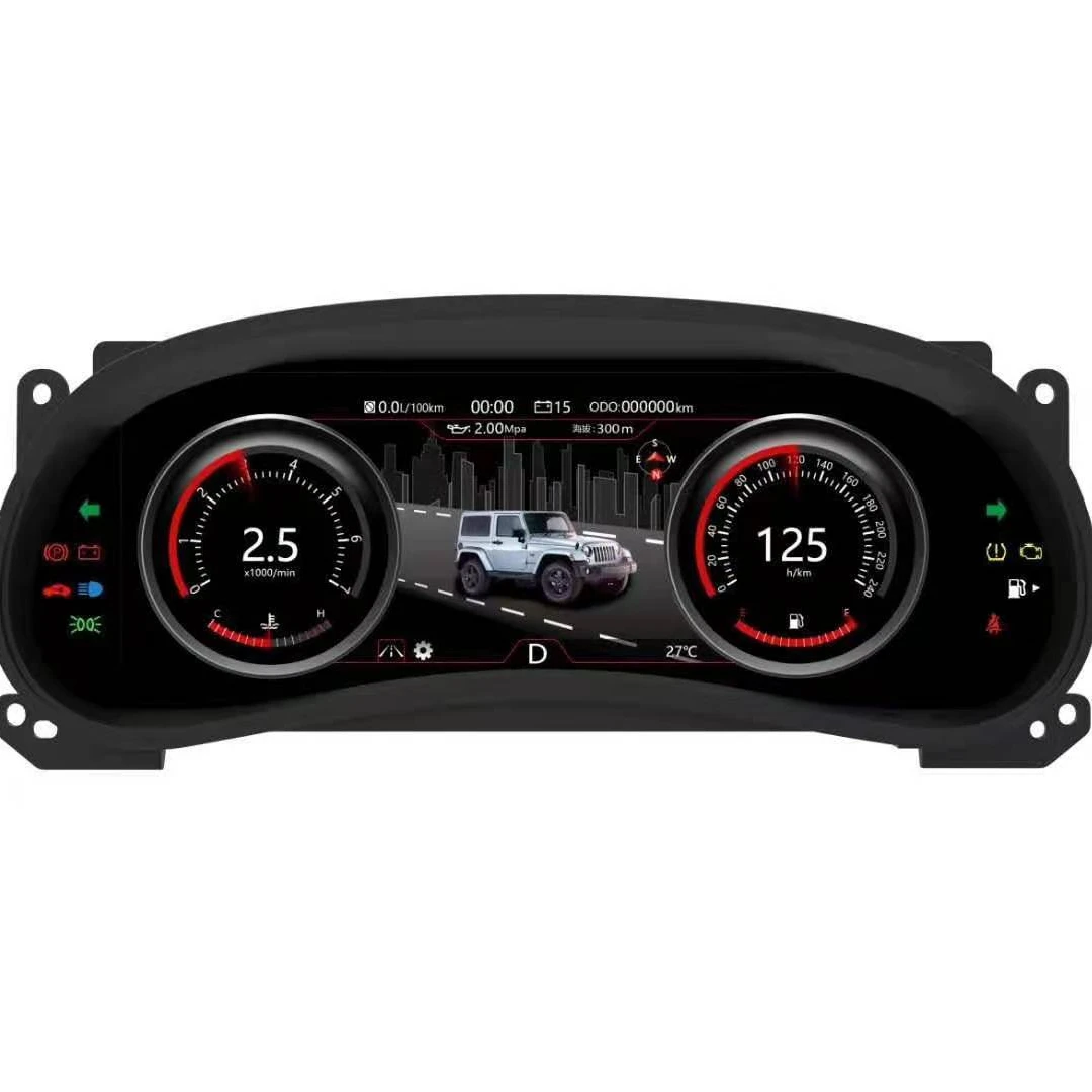 Digital Dashboard Pane Landroid  Virtual Instrument Cluster Cock Pit Lcd  Speedometer For Jeep Wrangler 2010-2017 - Buy Lcd Speedometer For Jeep  Wrangler 2011 2012 2013,Lcd Speedometer For Jeep Wrangler 2014 2015
