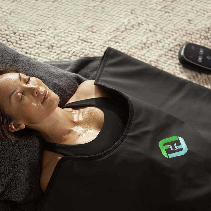 Customizable Logo Portable Infrared Sauna Blanket Low Emf Detox Weight