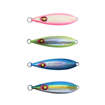 Long Casting Freshwater Casting Butterfly Shape Jig Lure Night Glow Fast Sinking Slow Jigging Simulation Bait Lead 30g 40g – Metal Jig – view 3