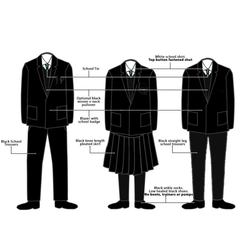 Manufacture Custom Oem Wholesale Primary Children Kid Uniform Set High Middle School University