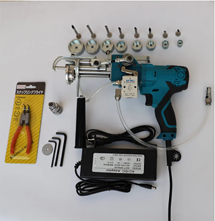 タフティングガン 電動カーペットタフティングガン 2400~3000r/min カットパイル高効率カーペット編みカーペット織り機 枕 タフティングガン 電気カーペットタフティングガン 2400RPM カットパイルカーペット織機短絡保護効率 80-100 倍増加