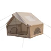 Single door khaki inflatable tent