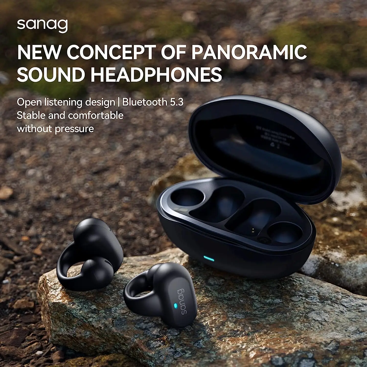 Sanag Z50s Pro オープンイヤー ワイヤレスイヤホン Bluetooth 5.3