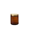 Transparent Bottle+Gold Lid