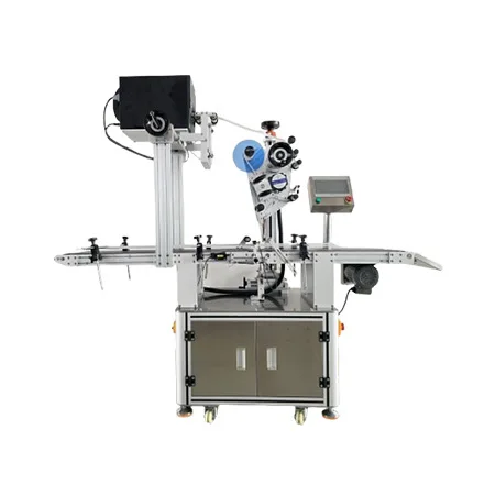TEBAK Automatic Electric Labeling Machine, Suitable for Cards, Paper Boxes, Bags, Envelopes, Flat Items, Clothes, Etc