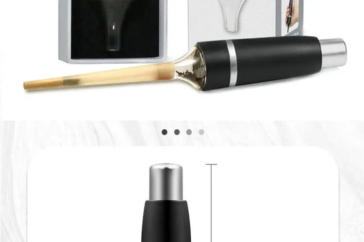 Manual Pressing Herb Tobacco Grinder Aluminum Alloy Herb Grinder Pen