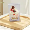 Christmas style-rice white PVC box