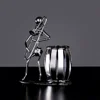 Iron man band pen holder-trombone