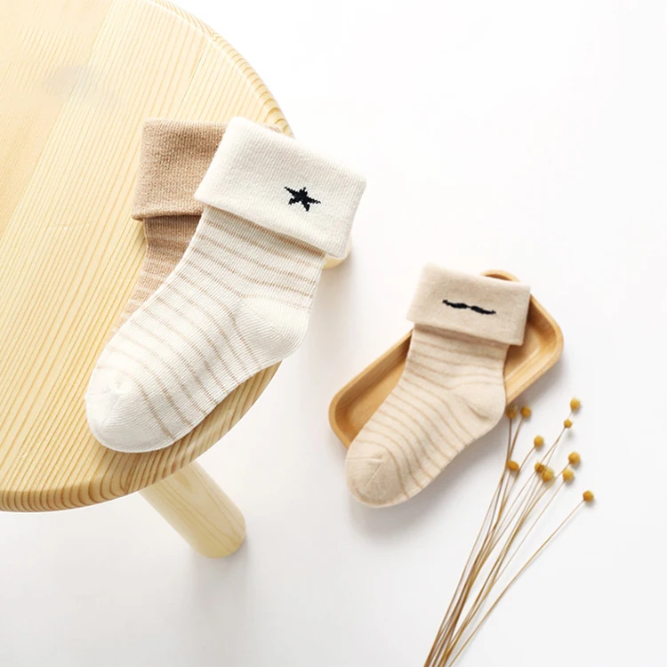 Новейший дизайн 2020 детские носки из натурального хлопка зимние подарочный набор