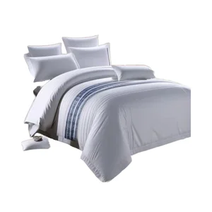 High Quality Modern Solid Five Star Hotel Home Hospital 100% Cotton High Density Antibacterial White Envelope Stitching