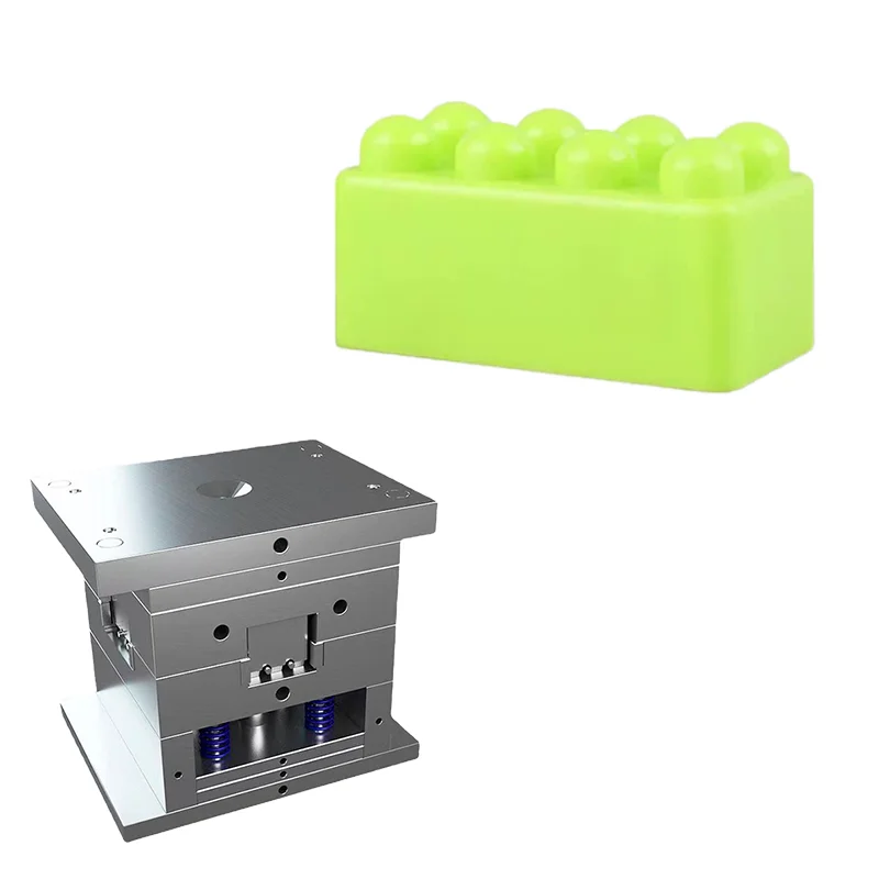 Пользовательские пользовательские литья под давлением игрушки блоки пластиковые формы