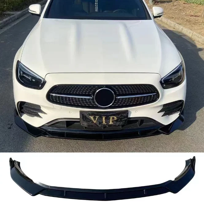 2021-2023 E-class W213 Sport Style Front Lip 3-line