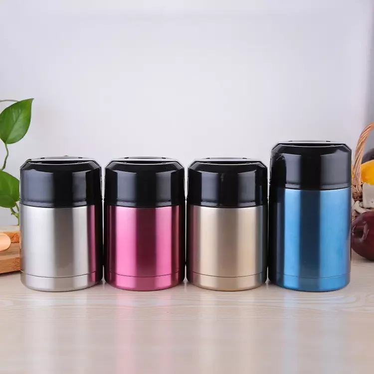 Stainless steel food flask with high thermal capacity [Valira]