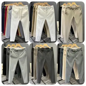 High Quality Wholesale Casual Pants Men New Business Fashion Slacks Straight Trousers Men's Trouser