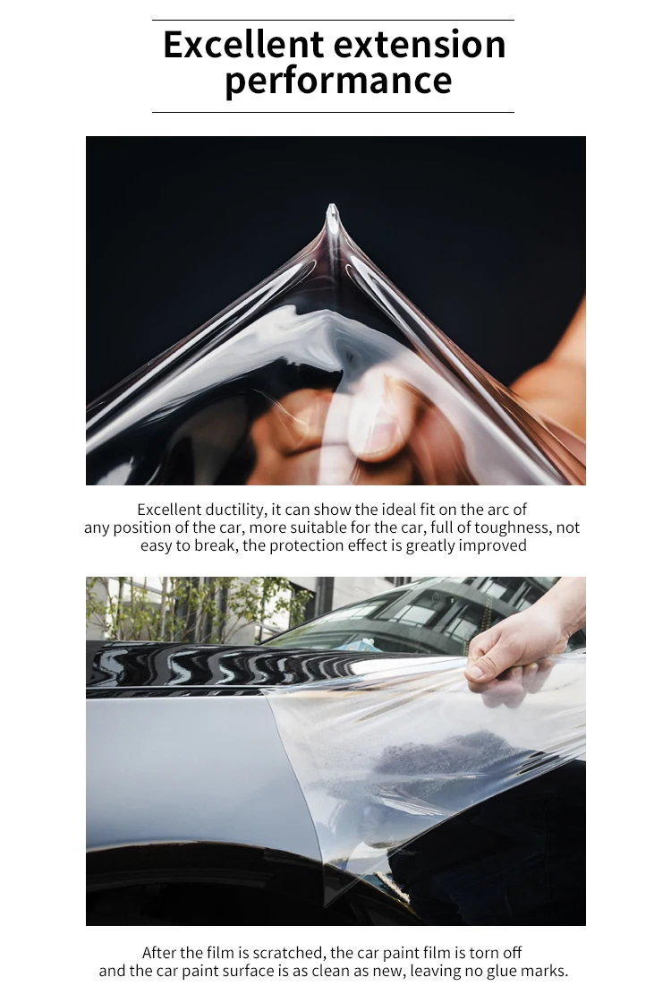 Rhino Skin Protective Film Car Bumper Hood Paint Protection Sticker