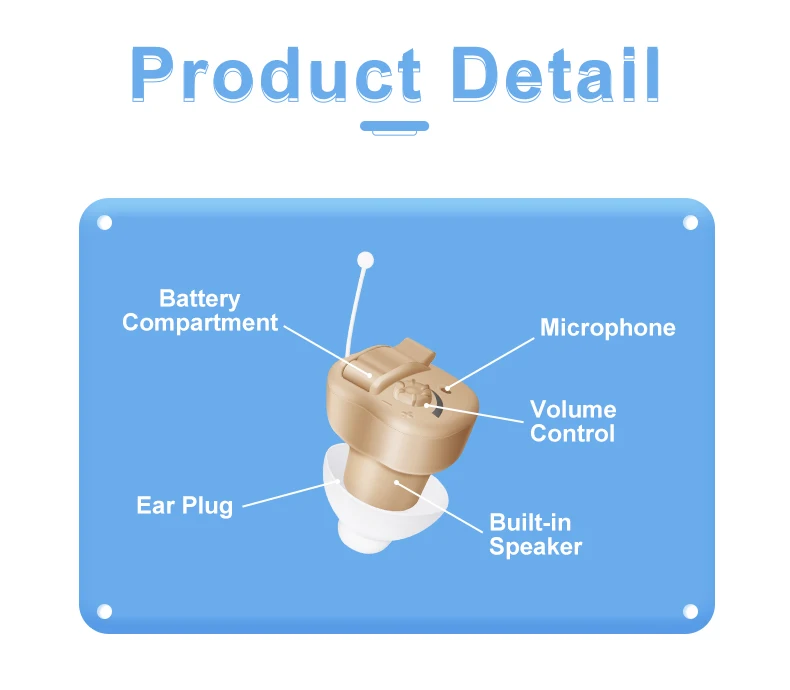 Vhp601 Affordable Invisible Digital Hearing Aid Price Newly Designed