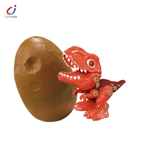 Educational Toys Surprise Egg Capsule Assembling Diy Dinosaur Eggs Plastic Assemble Take Apart Dinosaur Toy