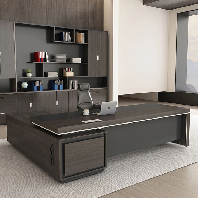 Ceo Manager Office Desk Executive Cheap Mdf Office Table Director's Desk With Side Table Buy