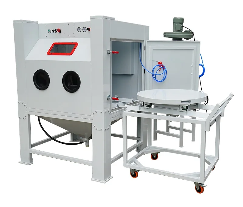 Complete Setup Sandblasting Machine and Powder Coating System for Alloy Wheel