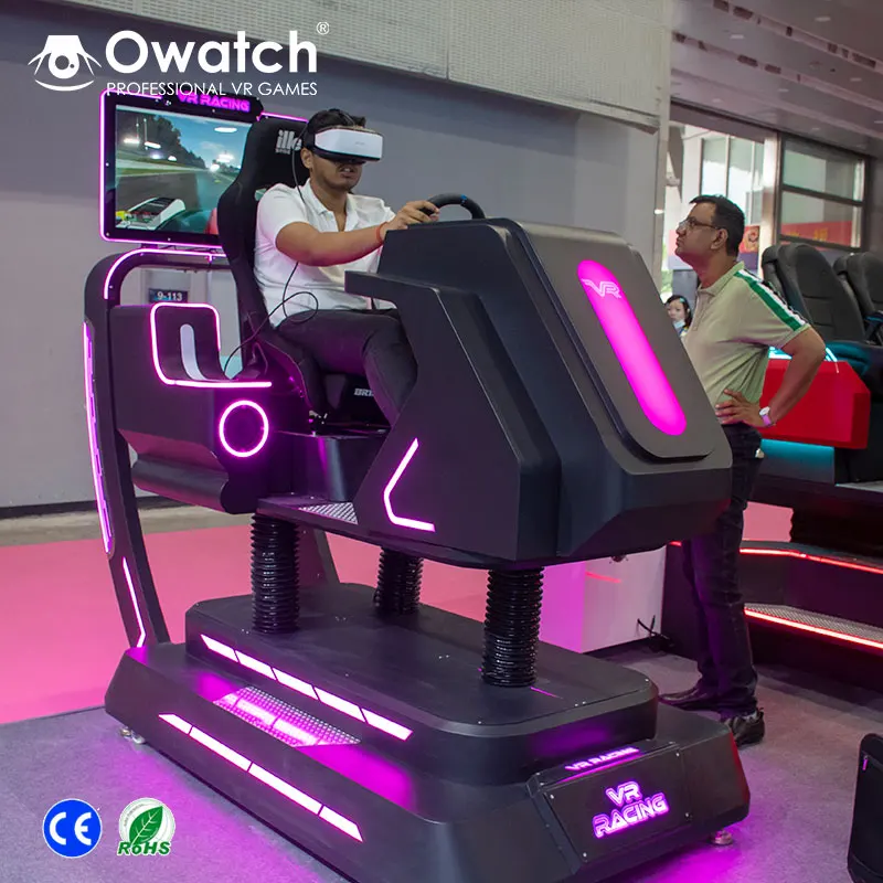 Game Hall Virtual Reality Driving Equipment VR Car Racing Simulator Electronic Game Car Race Game Machine