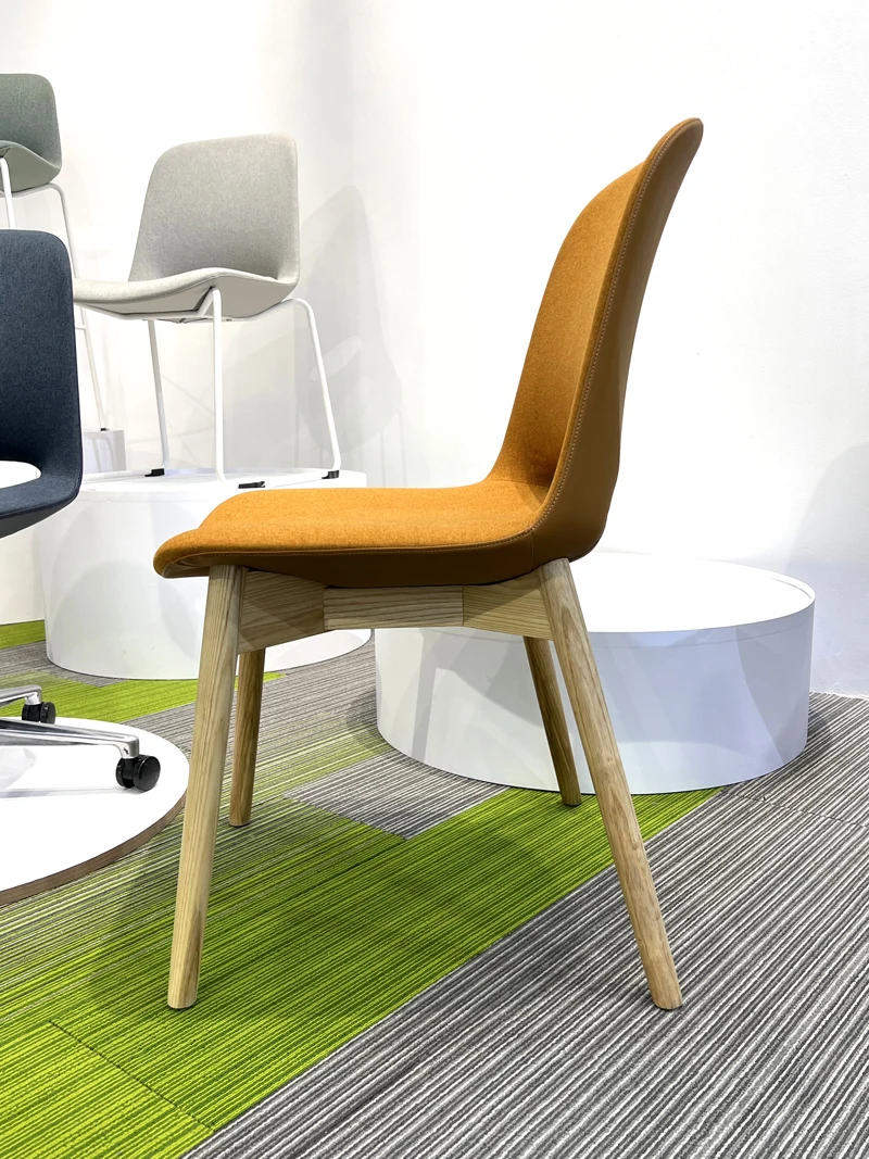 Furniture Garden Wooden Legs Fabric Accent Chairs Furniture High Back