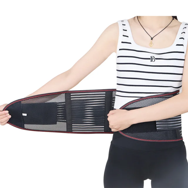 Orthopedic Medical Therapy Adjustable Breathable Straightening Lower Back Lumbar Waist Support