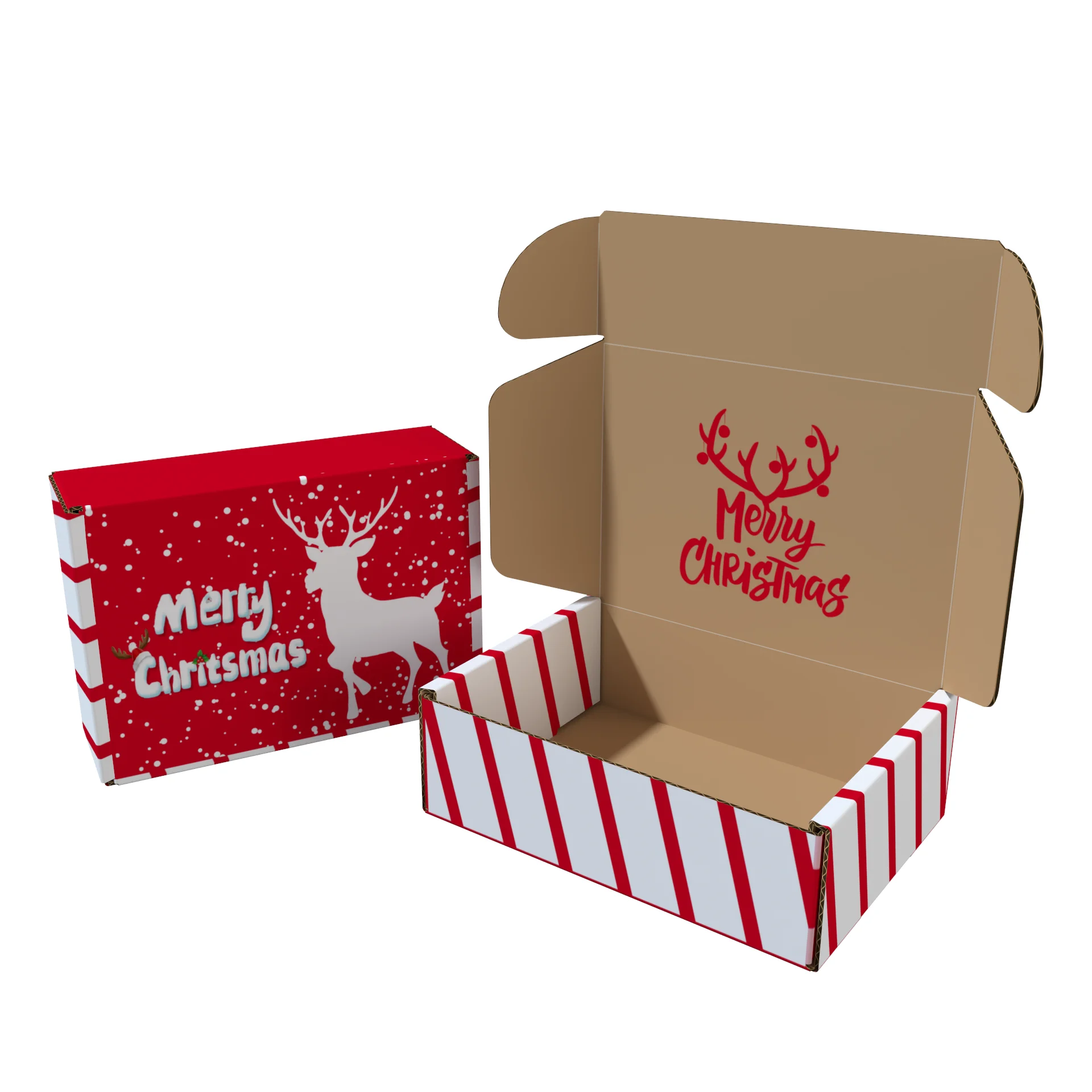 product wholesale calendar christmas tree gift packaging box santa claus clothing gift box christmas sweater sock packaging mail box-3