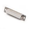 HD44 Female Solder Machined Pin, 44-Way High Density Cable Mount