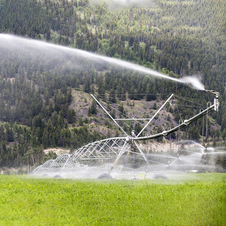 Low Cost Agricultural Machine for Center Pivot Irrigation Wheel Included IoT Control System Pump Motor Core Components System