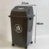 20L square shape with cap and pulley, black and gray