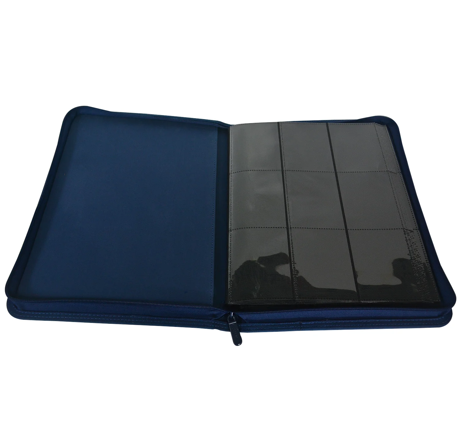 Premium Zipper 9-Pocket Trading Card Collectors Binder Premium Zipper 9-Pocket Trading Card Collectors Binder