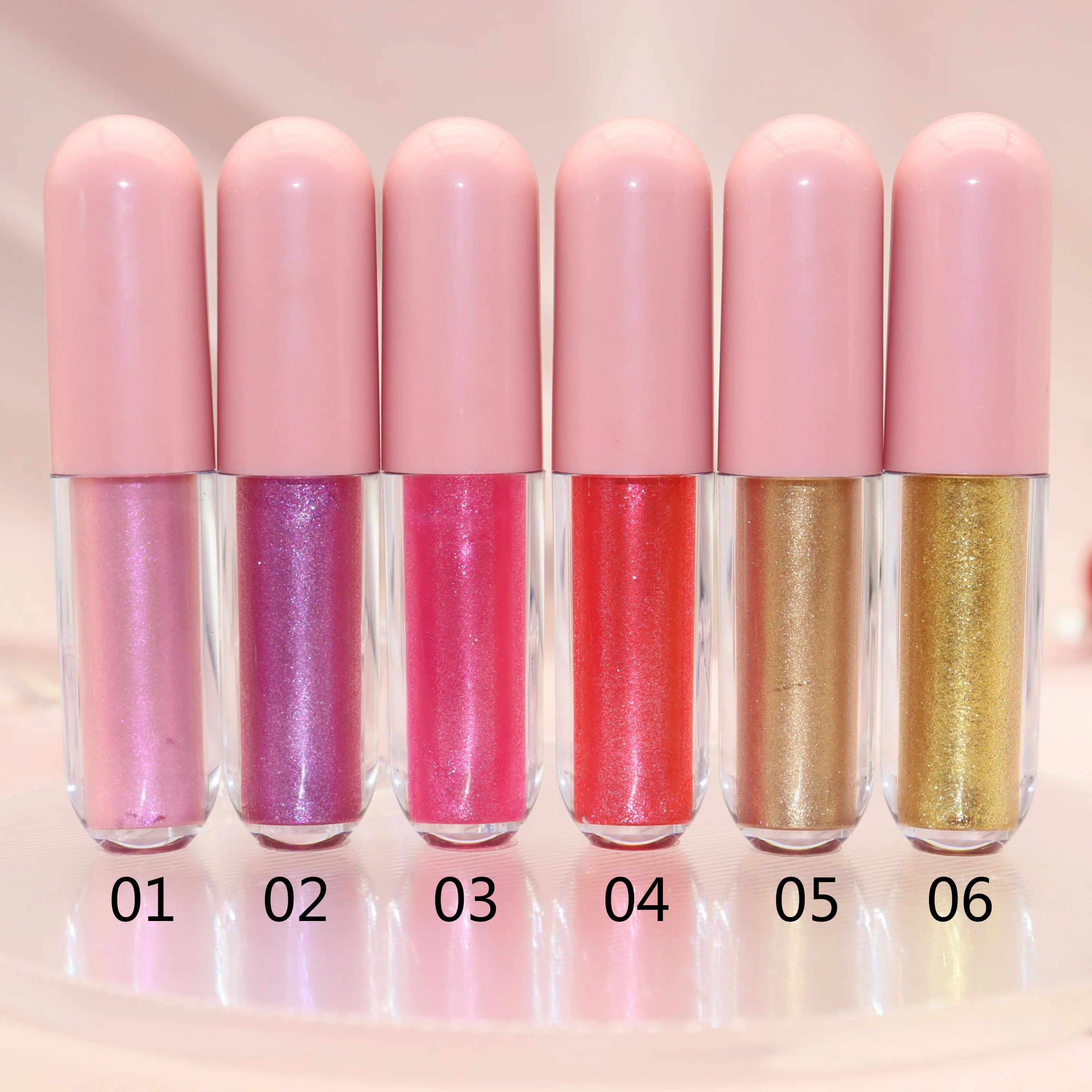 Оптовая продажа, фирменная торговая марка, глянцевый блеск для губ, водостойкий стойкий блеск для губ