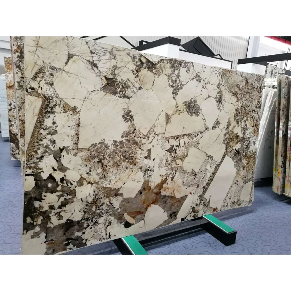 SH STONE Brazil Snow White Granite Slab Honed Snow White Granite Price Snow White Granite