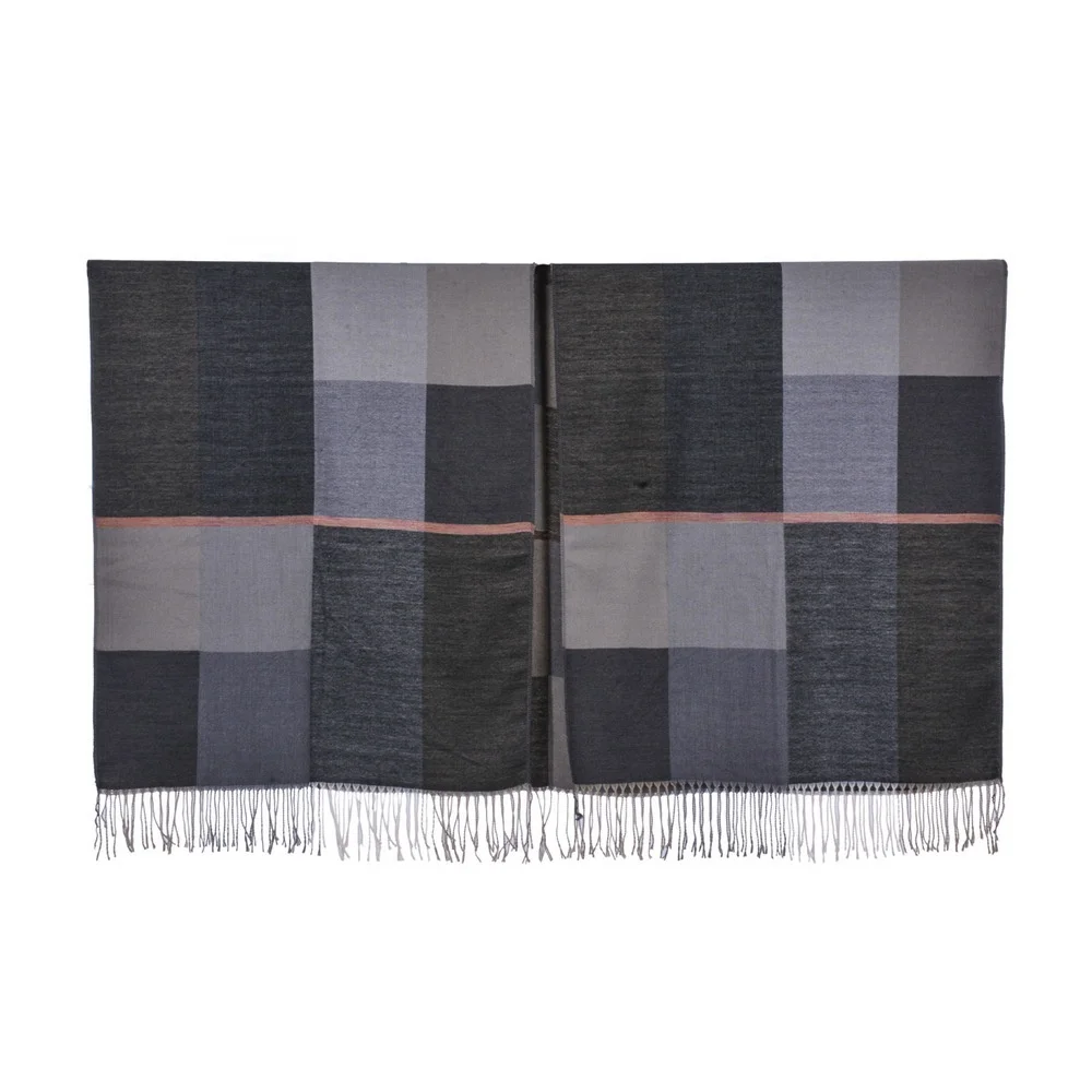 Poncho-sciarpa Donna WSLCN, Caldo E Pesante, Motivo A Quadri Vintage, Taglia Unica, Perfetto Per Autunno E Inverno