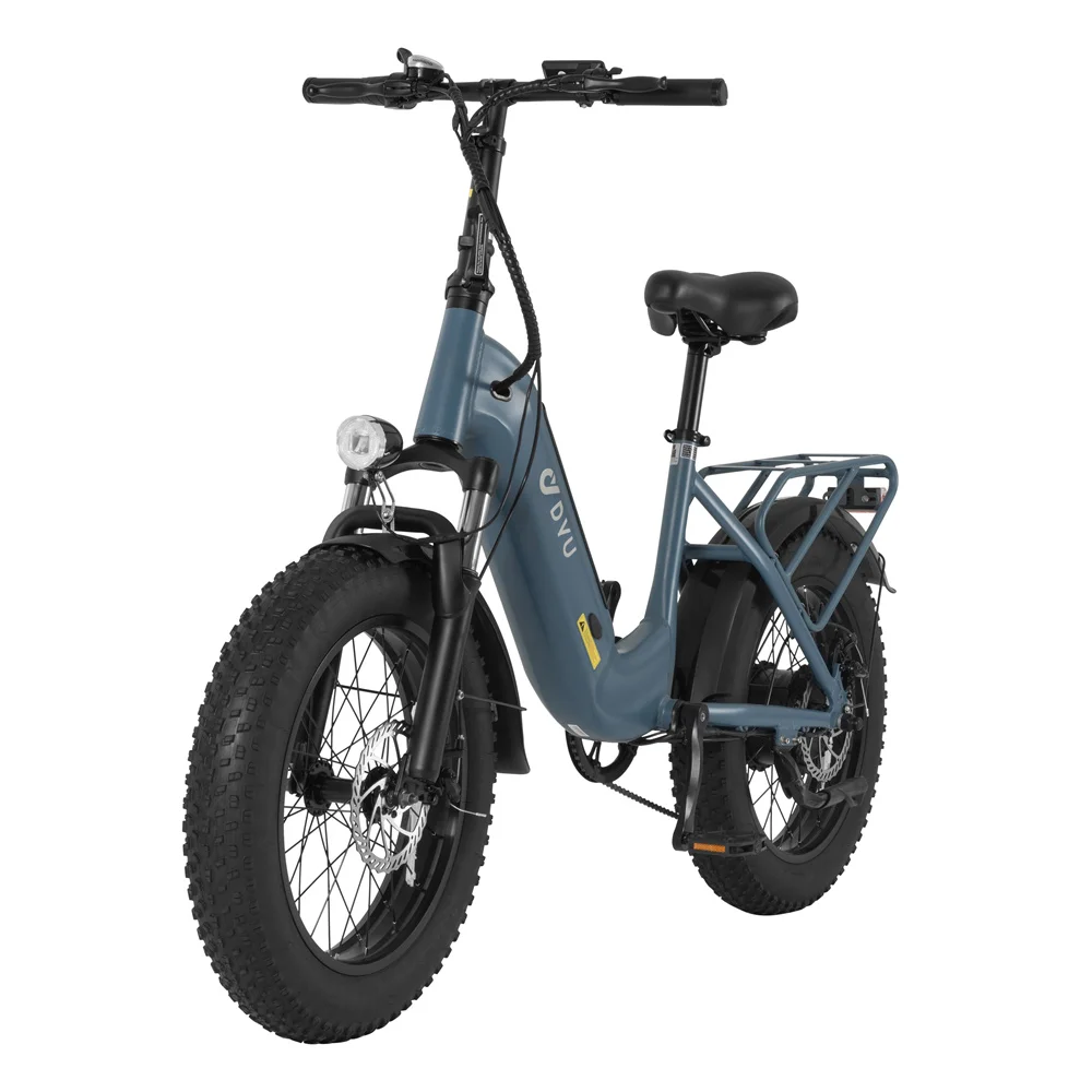 Free-shipping Overseas Warehouse DYU 20 Inch 48V 500w Folding Fat Tire  Electric Hybrid E Bike Battery Bicycle in China