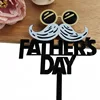 black FD color printed cake topper(9cm)