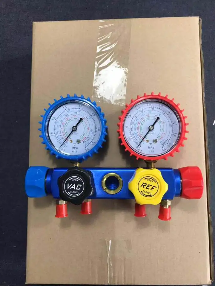 4 Way Manifold Gauge Manifold Set With Digital Gauges Buy Manifold