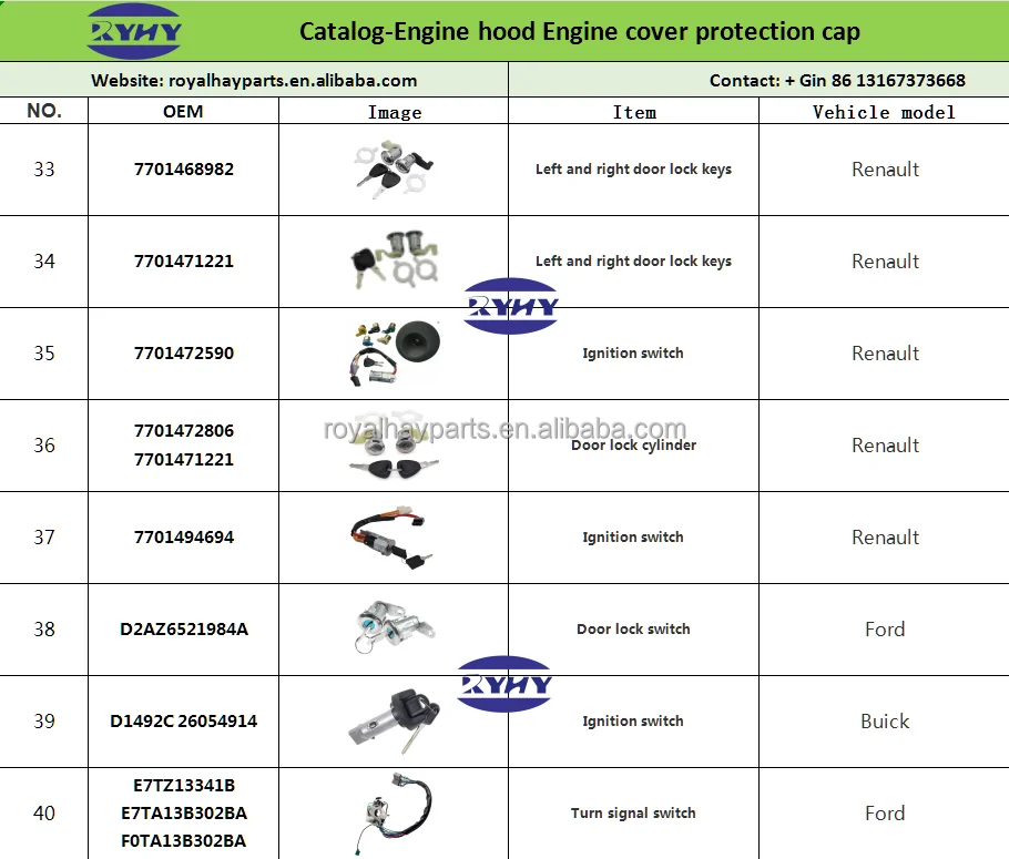 Ignition Switch for Nissan - High Quality & Reliable Performance
