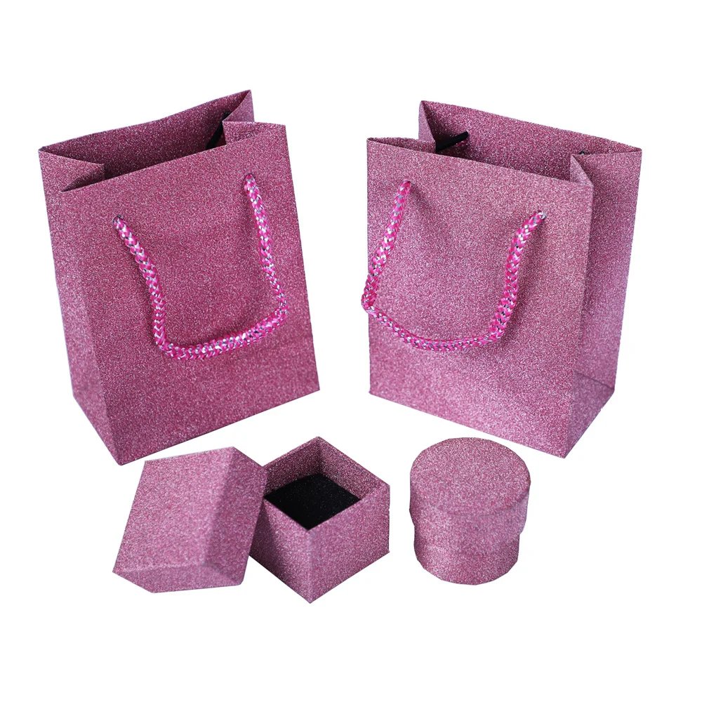 Clamshell Seashell Shell Jewelry Box With Foam Insert Logo Custom Pink Paper Box