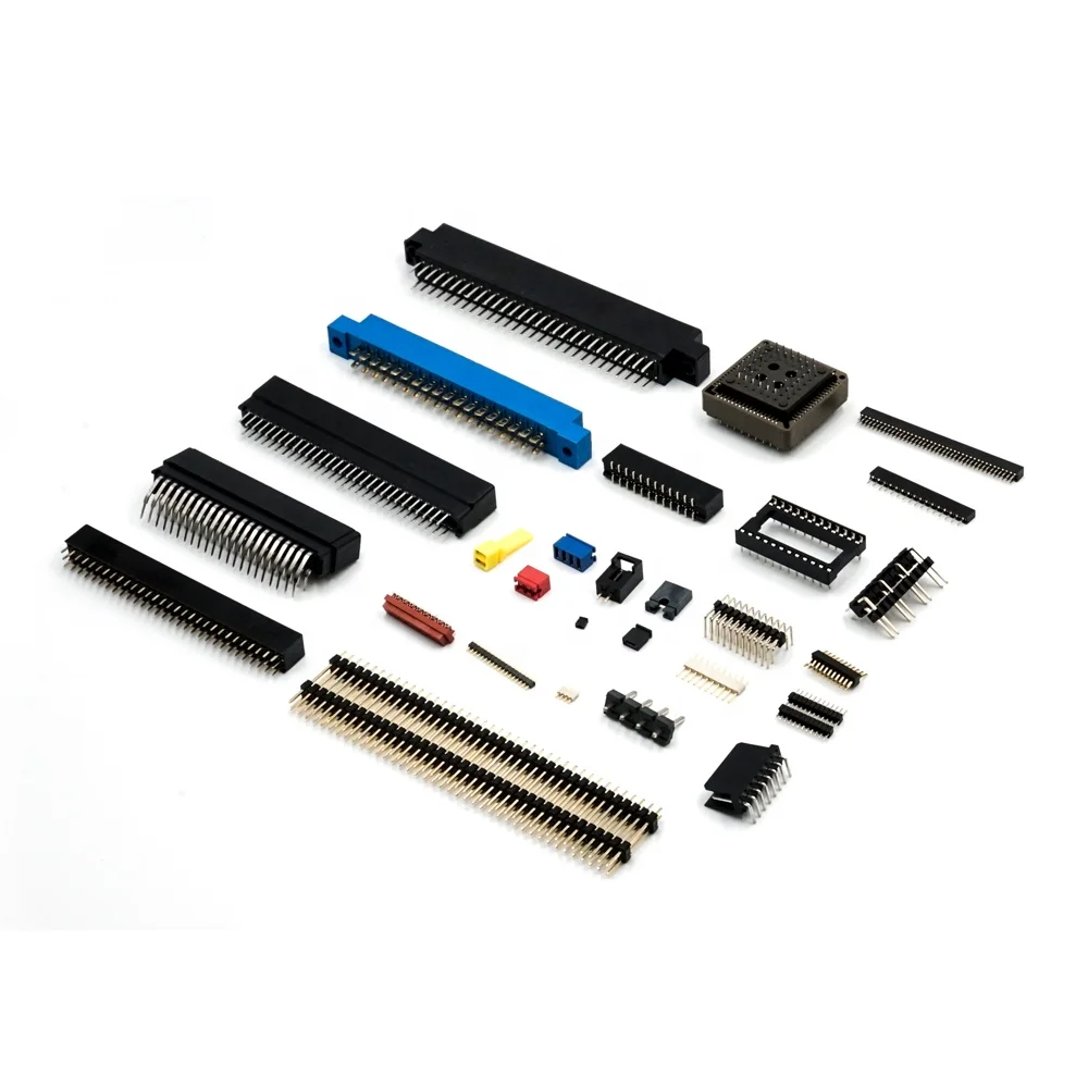 LECHUAN 2.54 mm Pitch 20-Pin Dual Row Straight Card Edge Connector