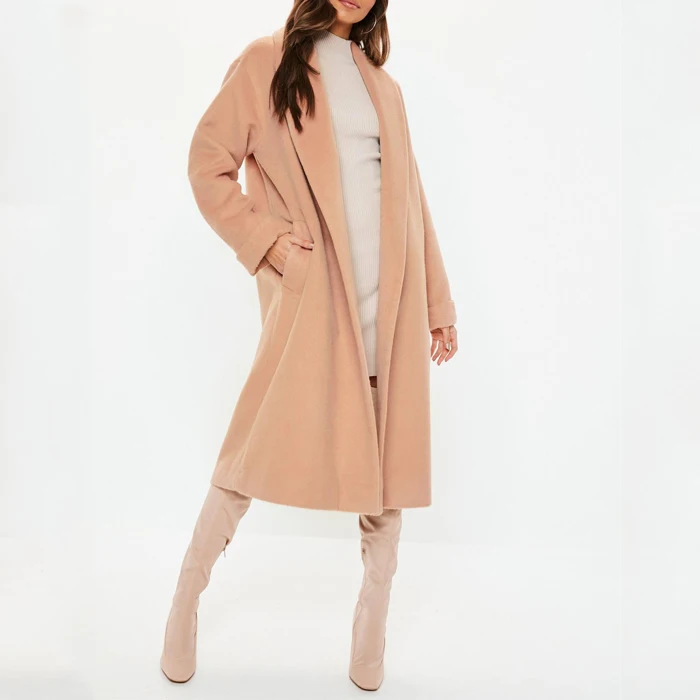 relaxed wool coat