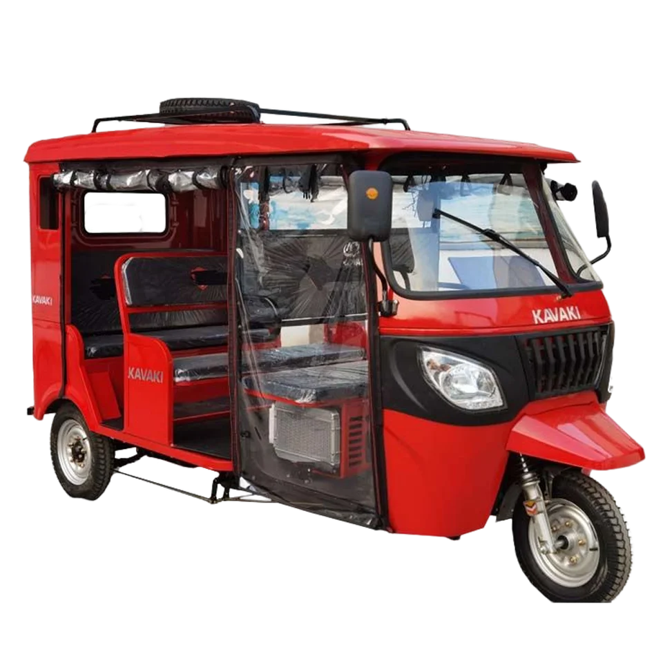 KAVAKI Water Cooled 6 Passenger Tricycle Keke 3 Wheels 200cc 250cc Cargo Tricycle Motorised Farming Gasoline Trike Motorcycle