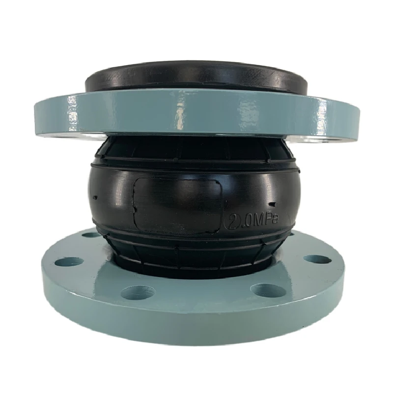 Rubber Expansion Joint EPDM Flexibility Single Sphere Flange Rubber Bellows Expansion Joints Flexible Rubber Expansion Joints